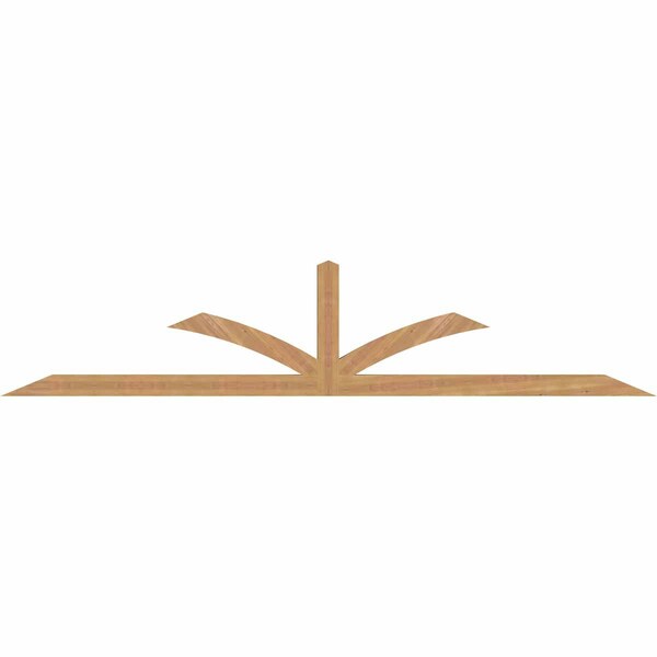 Ekena Millwork Richland Timber Gable Bracket, Western Red Cedar, 108"W x 22"H x 3 1/2"D x 3 1/2"F, 5/12 Pitch GBW108X22X0404RIC00SWR - main